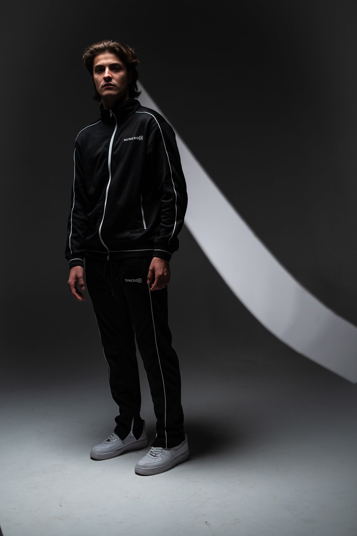 Monaco black track jacket