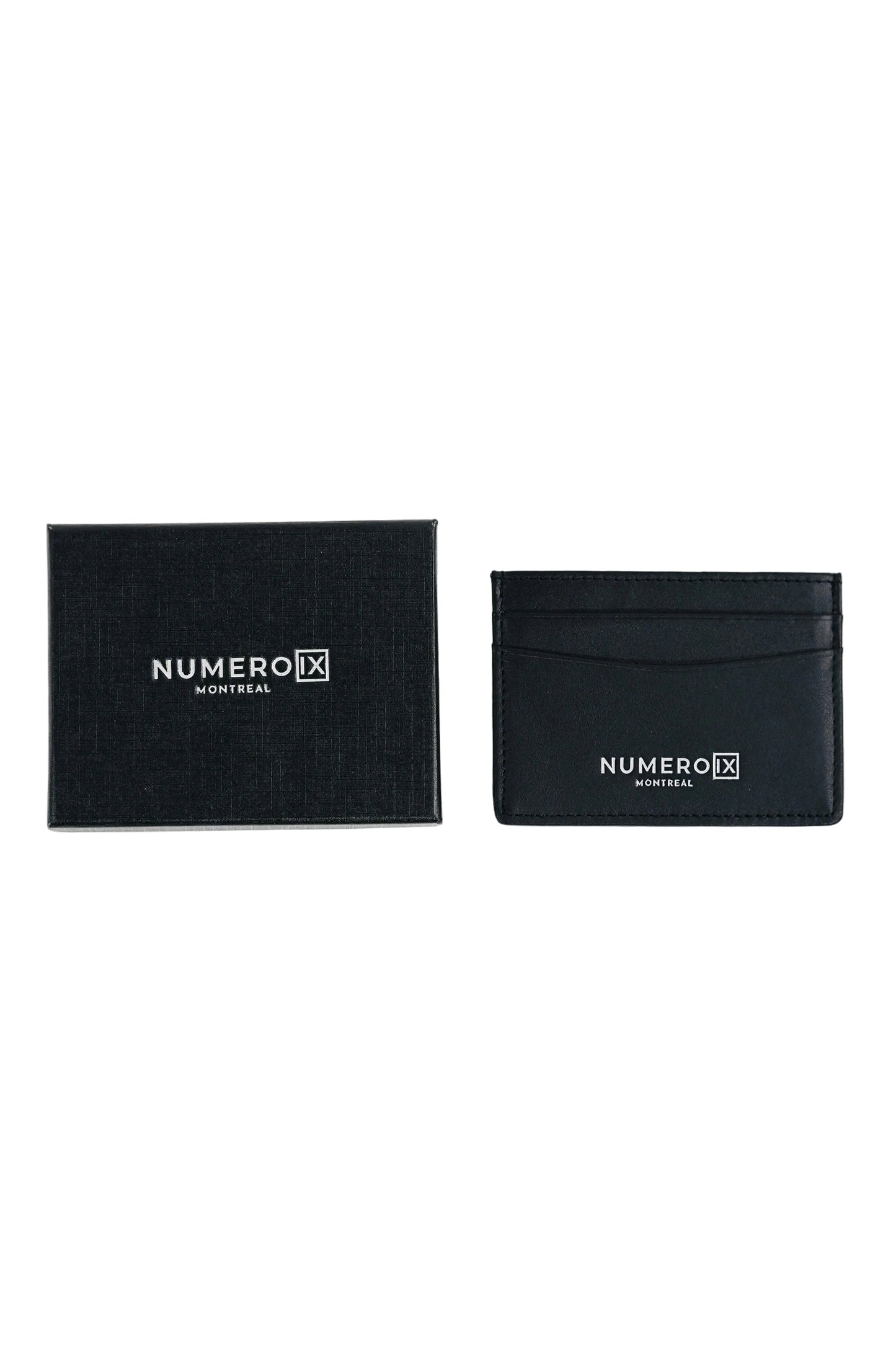 IX silver embossed card holder