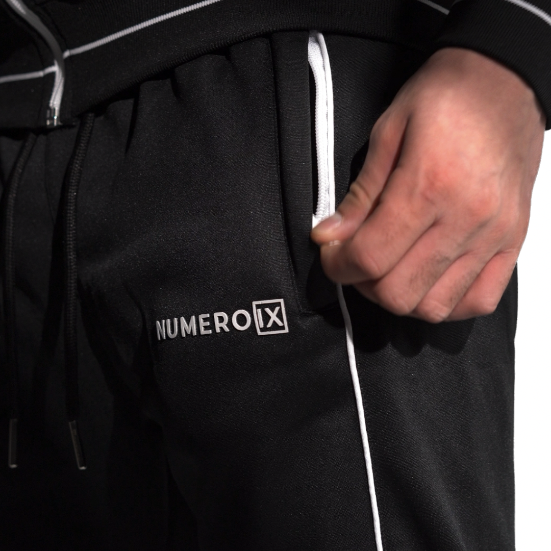 Monaco black track pants