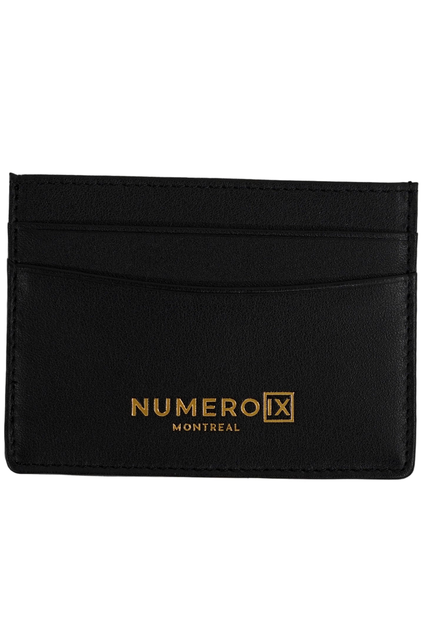 IX gold embossed card holder