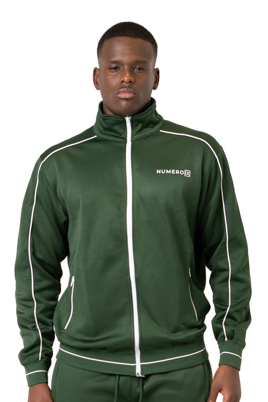 Monaco green track jacket