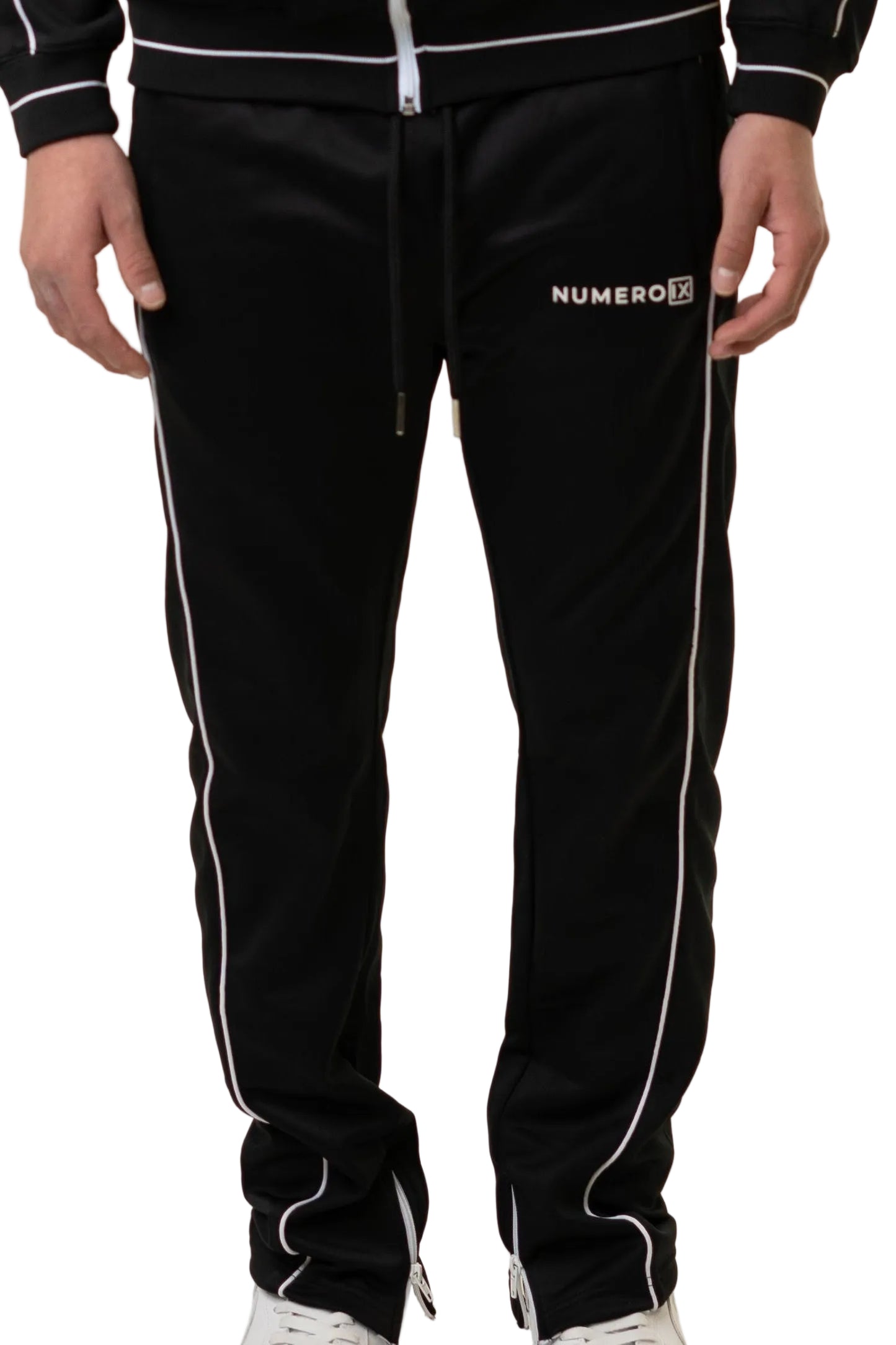 Monaco black track pants