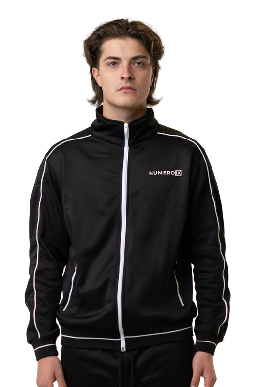 Monaco black track jacket
