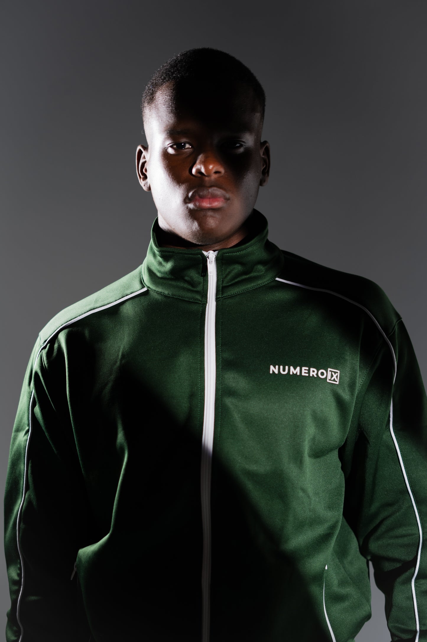 Monaco green track jacket
