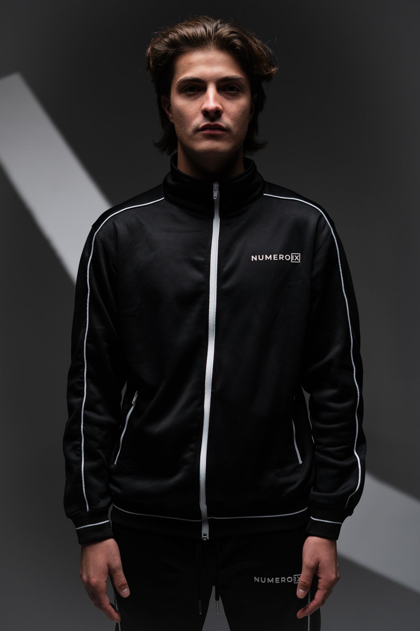 Monaco black track jacket