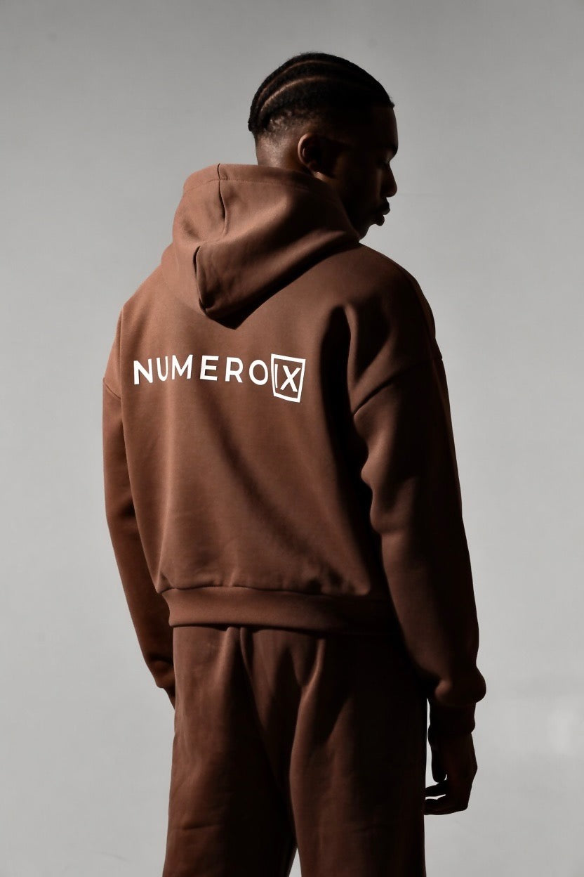 Terra Brown IX Zip Hoodie
