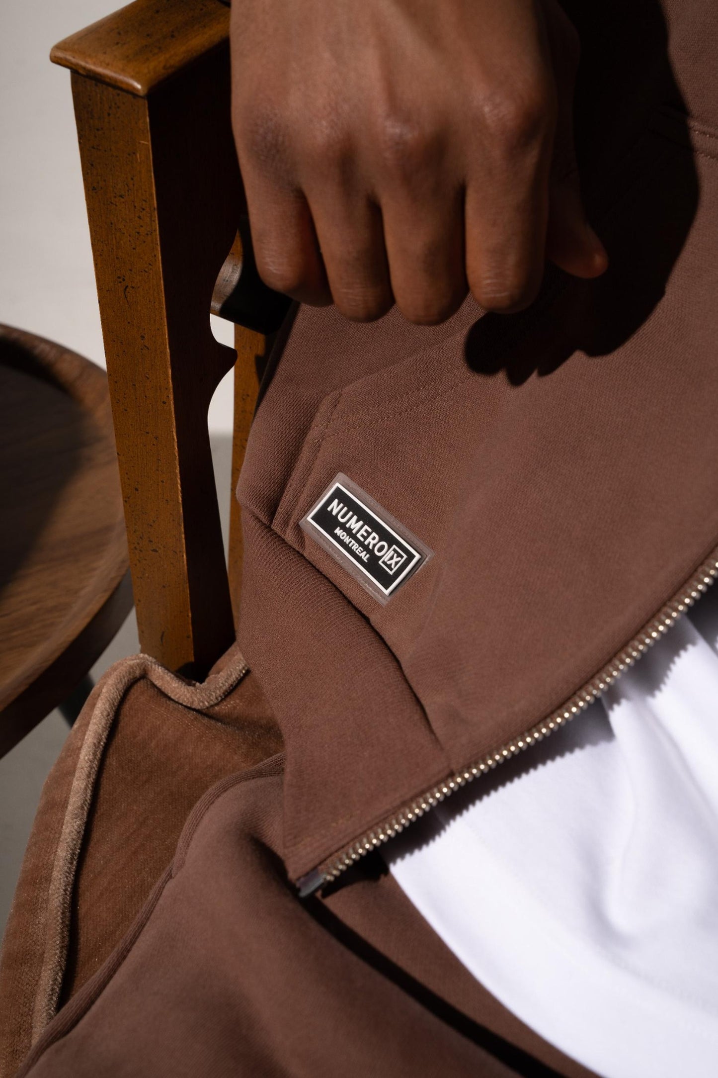 Terra Brown IX Zip Hoodie